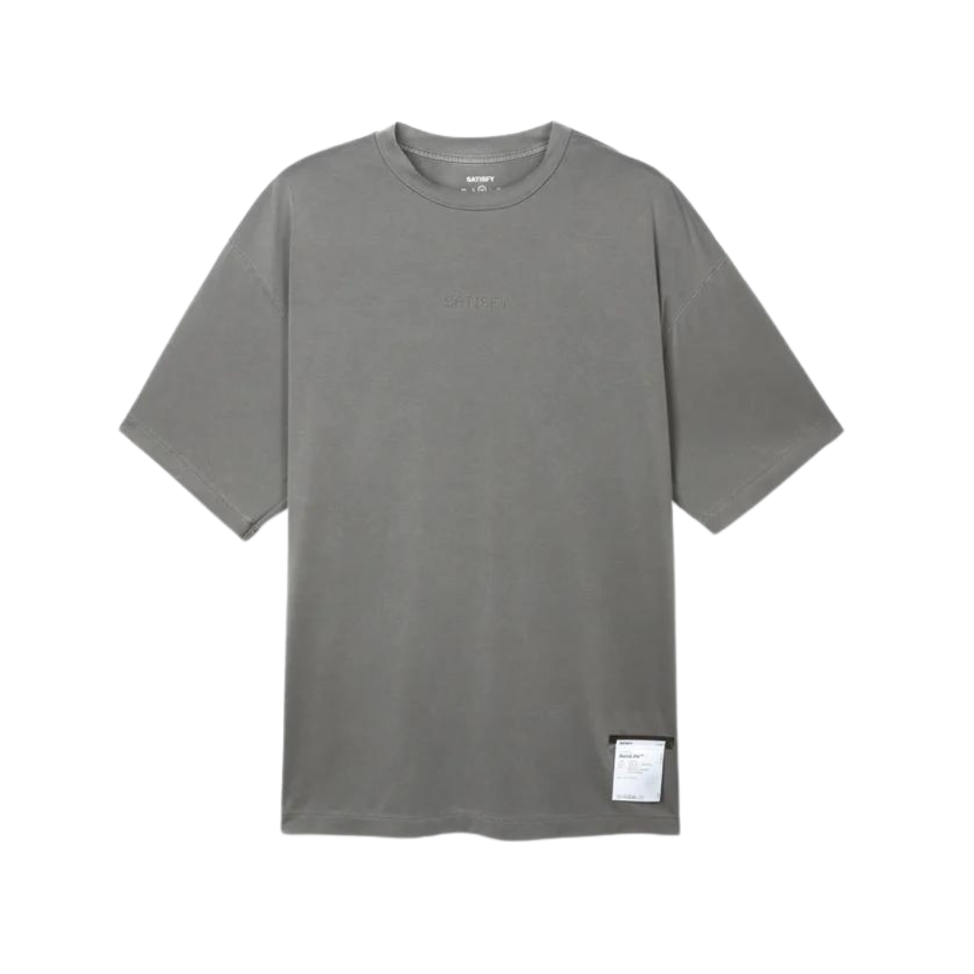 SatisfyRunning_AuraLite_Tee_MineralGraphite_Front