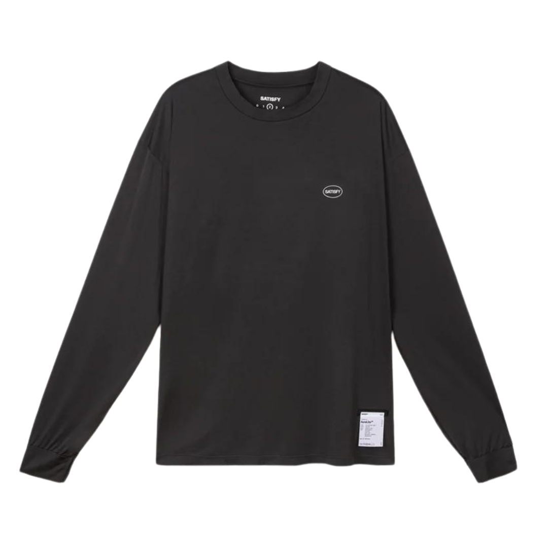 SatisfyRunning_Auralite_LongTee_Black_Front