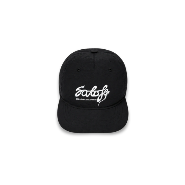 Satisfy Running FliteSilk 5-Panel Pinch Cap - Black OffRoad Embroidery