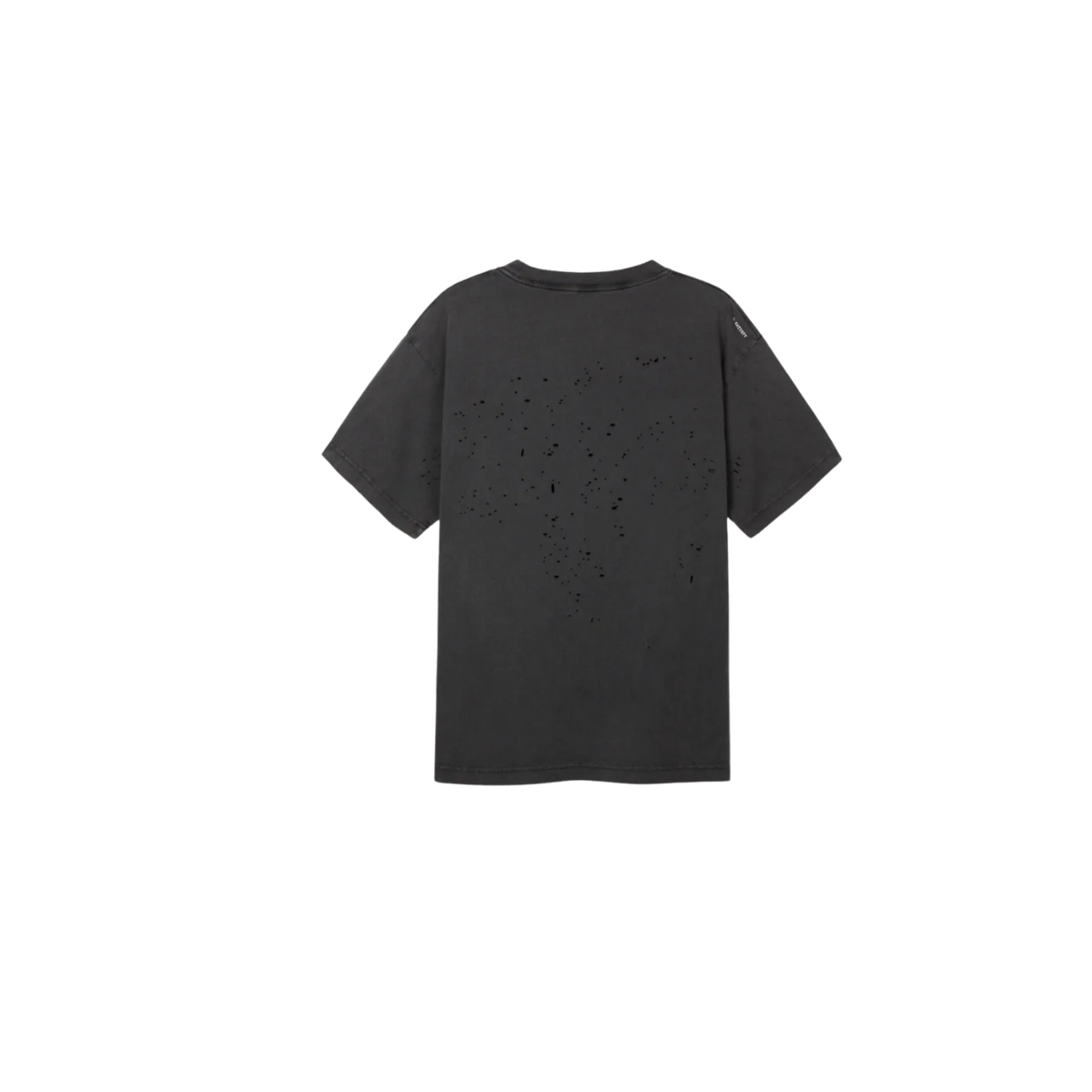 Satisfy Running MothTech T-Shirt - Aged Black Satisfy Running Small Logo WA
