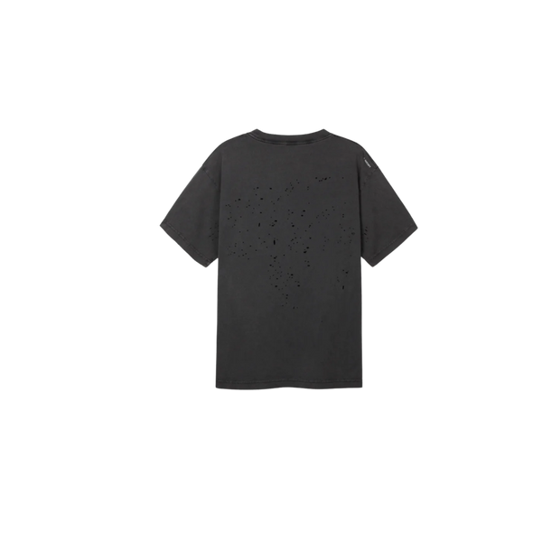 Satisfy Running MothTech T-Shirt - Aged Black Satisfy Running Small Logo WA