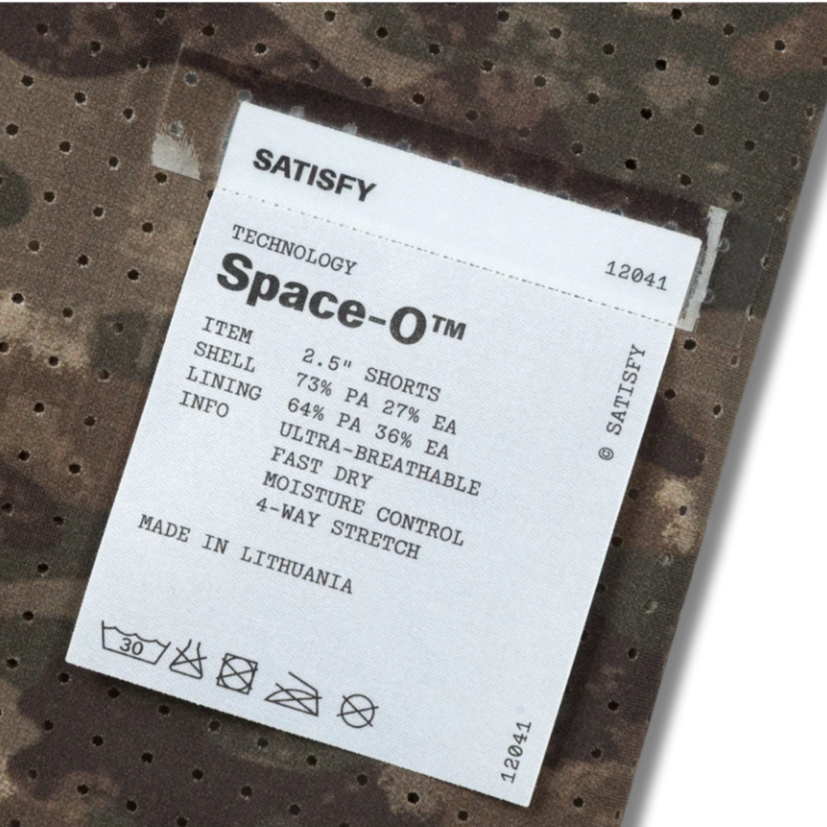 Satisfy Running Space-O T-Shirt - Overland Trek Cam SA