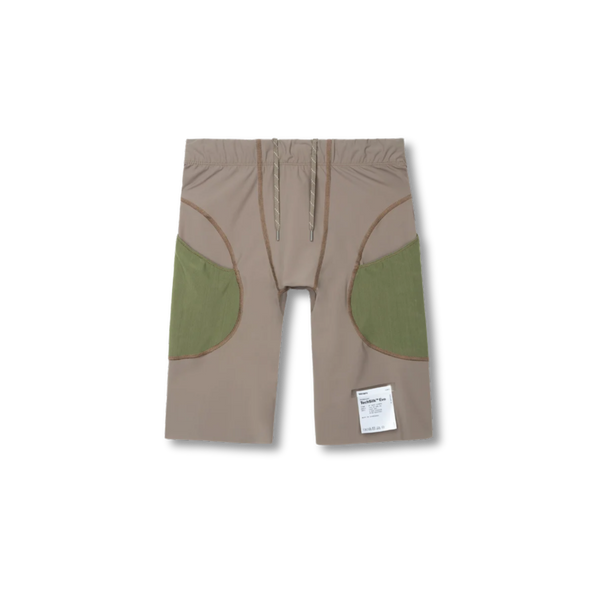 Satisfy Running TechSilk Evo 9 Cargo Half-Tights - Dark Natural