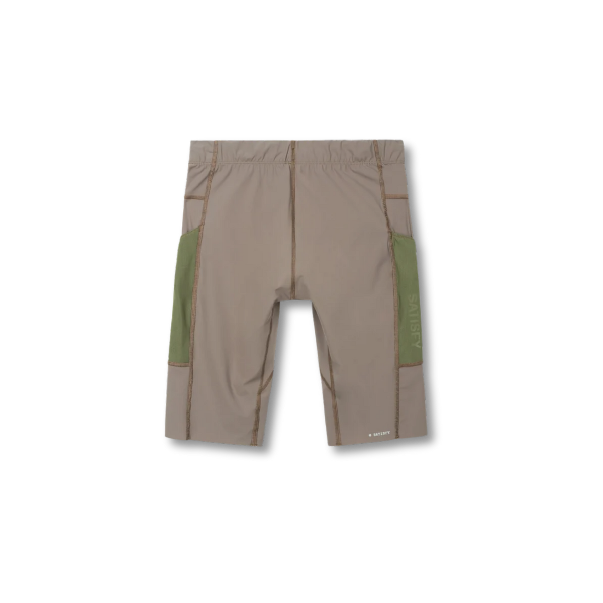 Satisfy Running TechSilk Evo 9 Cargo Half-Tights - Dark Natural