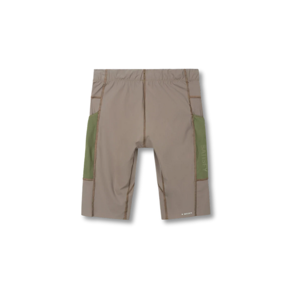 Satisfy Running TechSilk Evo 9 Cargo Half-Tights - Dark Natural