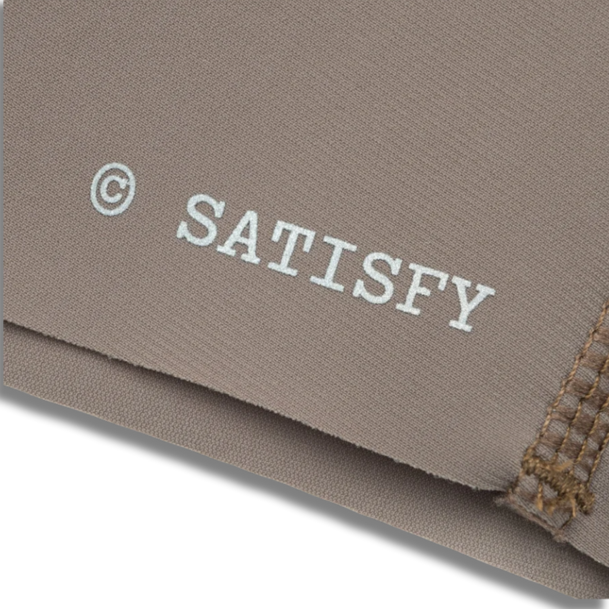 Satisfy Running TechSilk Evo 9 Cargo Half-Tights - Dark Natural