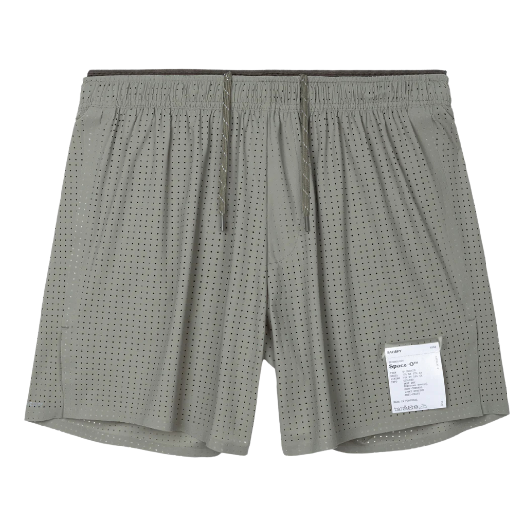 Satisfy Running Space-O 5" Shorts - Dry Sage