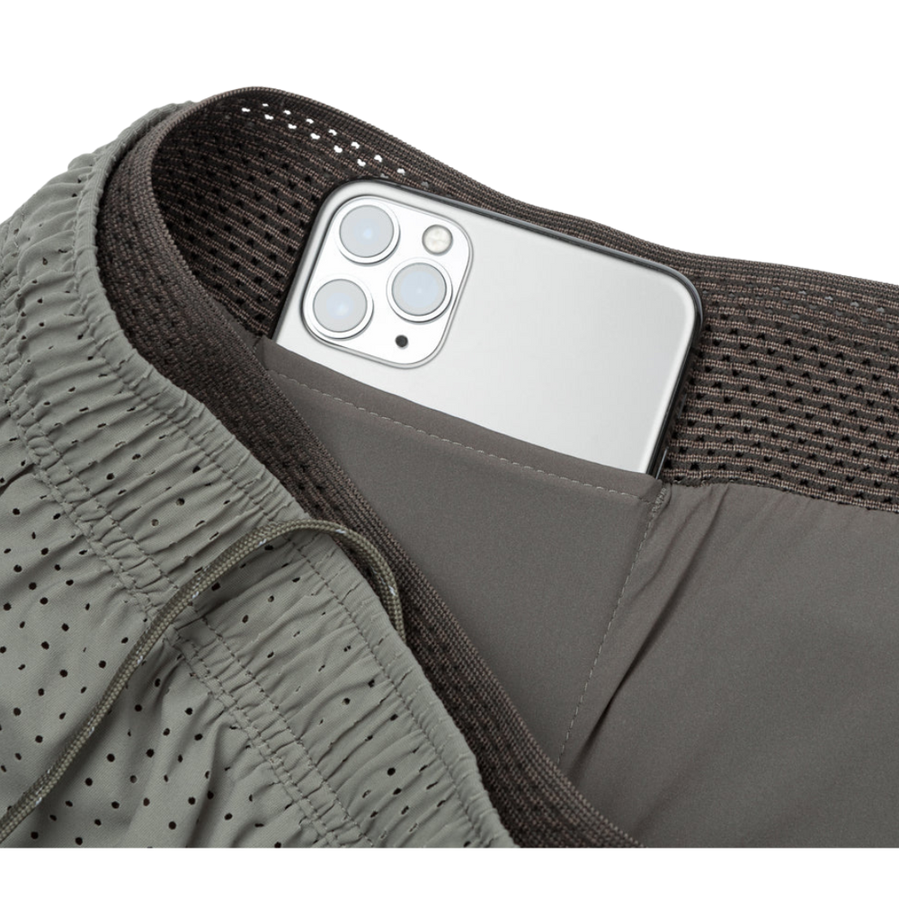 Satisfy Running Space-O 5" Shorts - Dry Sage