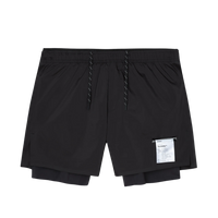 SatisfyRunning_TechSilk8"_Shorts_Black_Front
