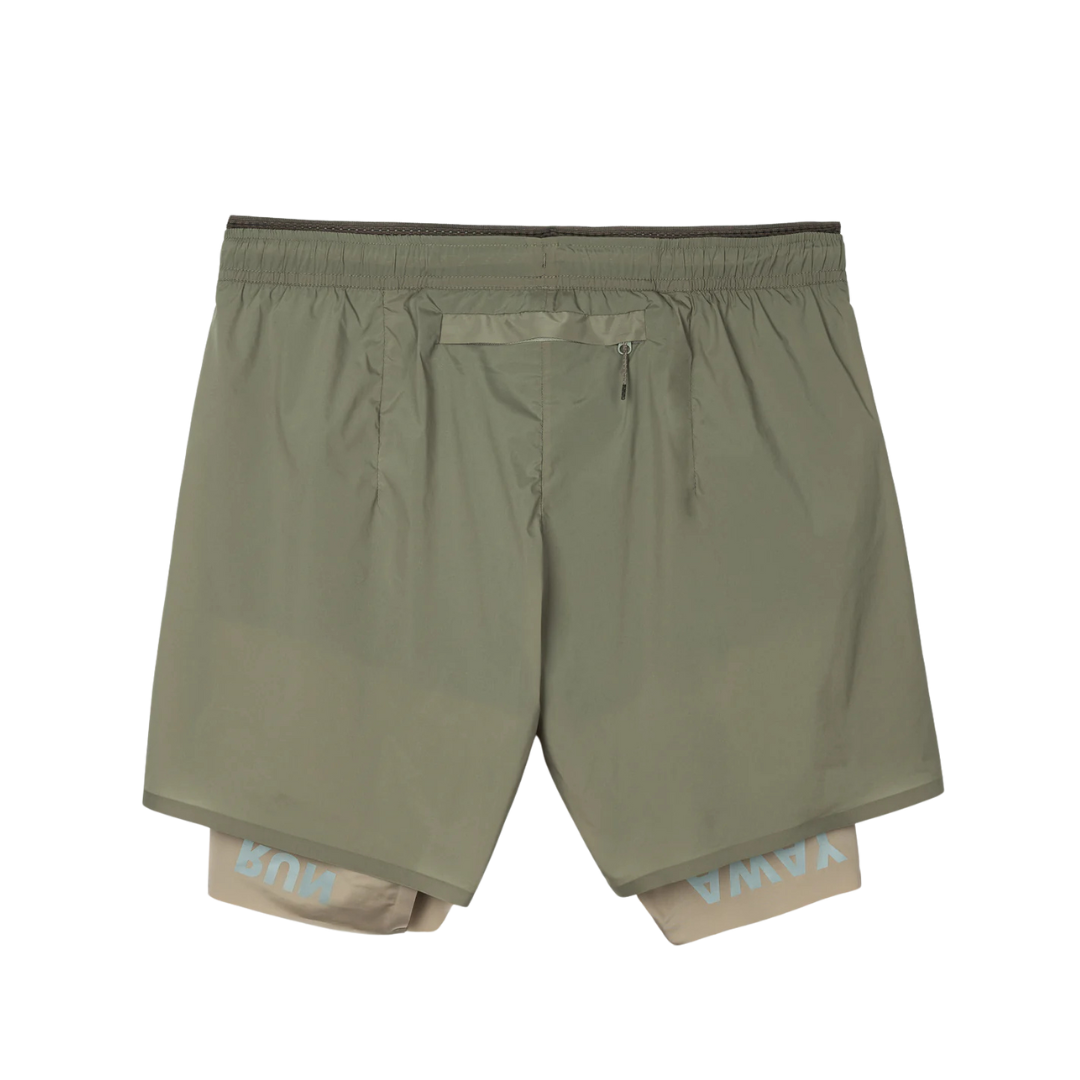 SatisfyRunning_TechSilk8"_Shorts_Vetiver_Back
