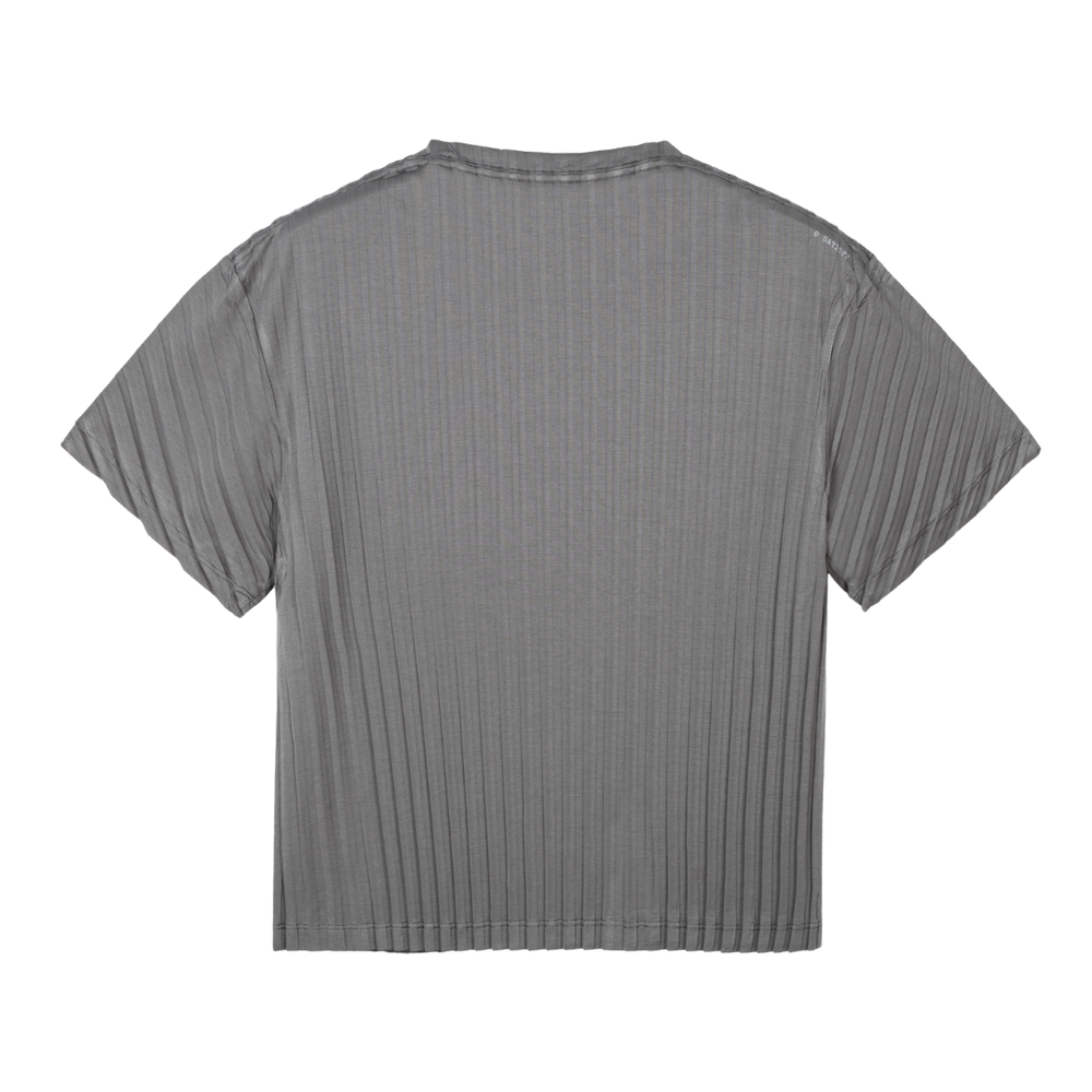 SatisfyWomen_sAuraLitePleatedT-Shirt-GraniteGray2