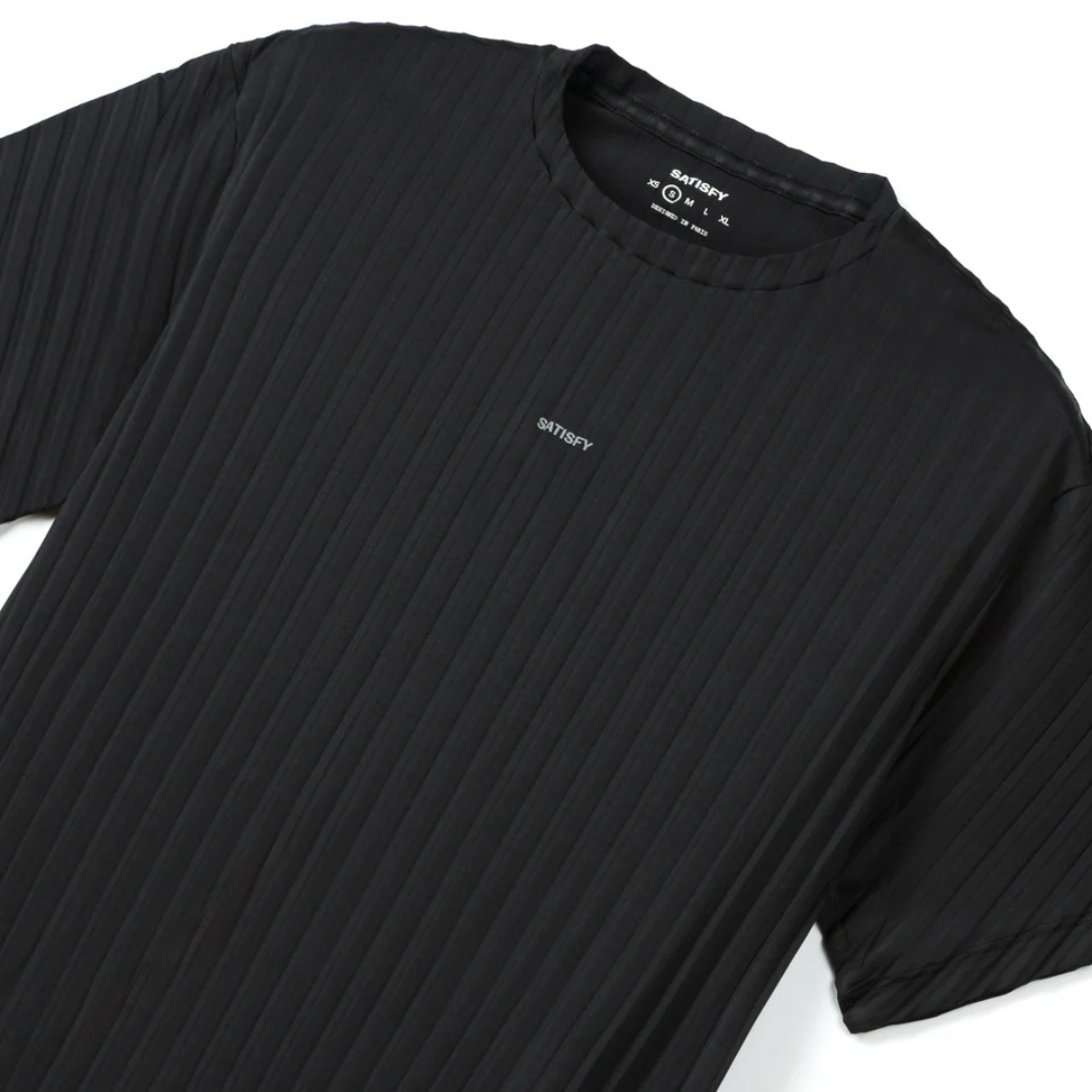 Satisfy Running AuraLite Women's Pleated T Shirt - Black