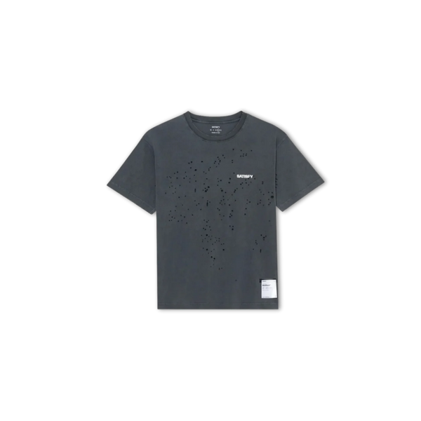 Satisfy MothTech™ T-Shirt - Aged Black Logo