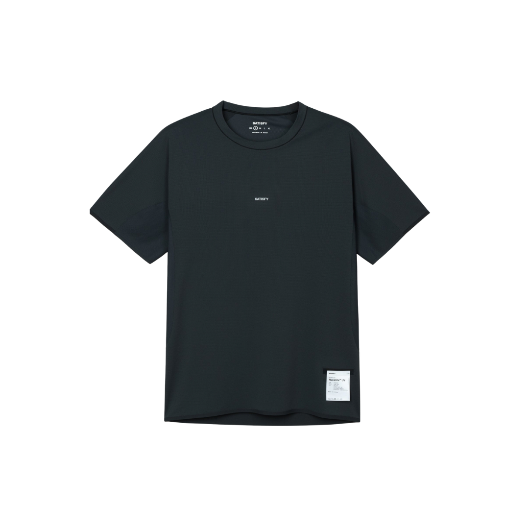 Satisfy Running AuraLite UV T-shirt - Black SA