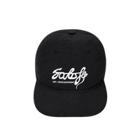 Satisfy Running FliteSilk 5-Panel Pinch Cap - Black OffRoad Embroidery