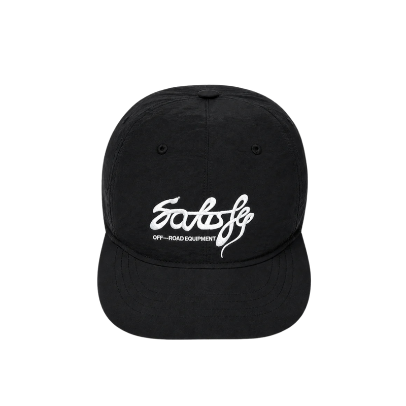 Satisfy Running FliteSilk 5-Panel Pinch Cap - Black OffRoad Embroidery