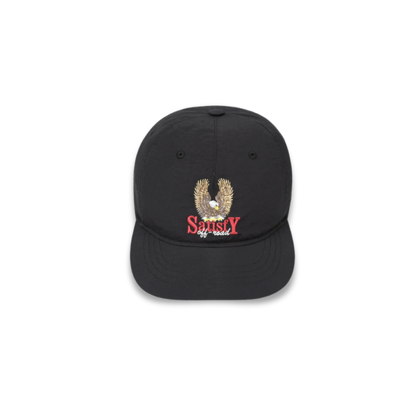 Satisfy Running FliteSilk 5 Panel Pinch Cap - Black Eagle