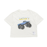 Satisfy Running Women's MothTech Muscle Tee - Off-White Monster Truck EST1