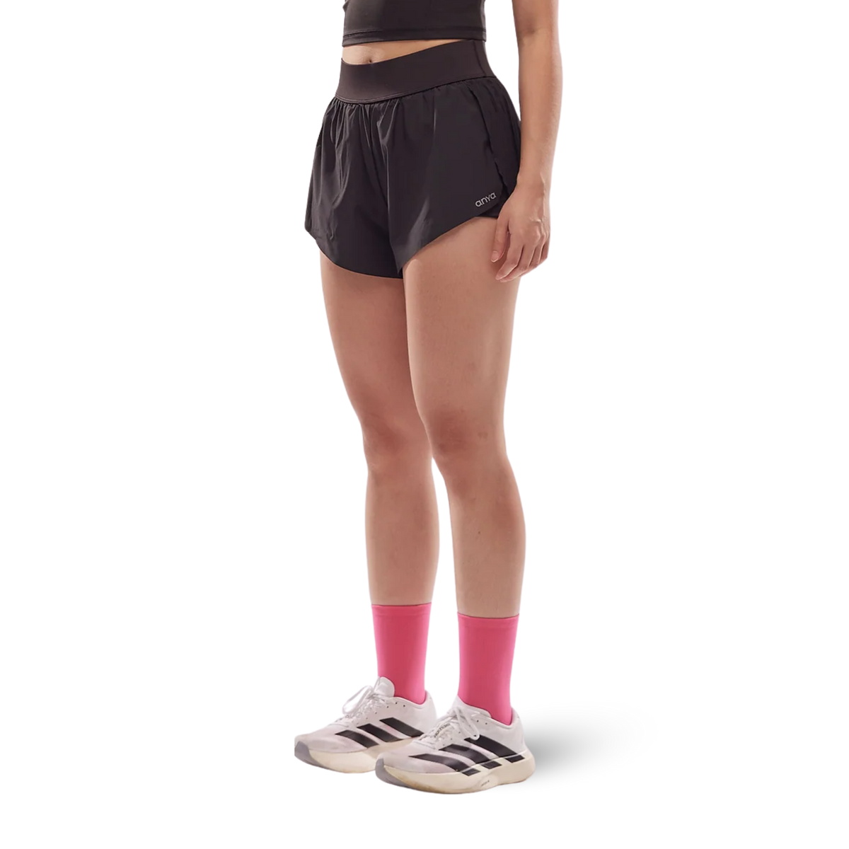 ANYA Split Shorts 2.0 (Inner Shorts) - Black Sesame