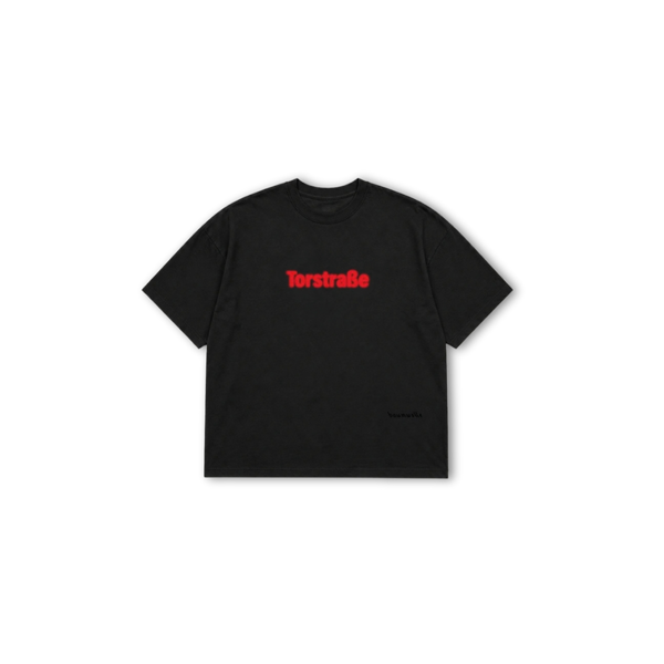 OPTIMISTIC RUNNER Torstraße Baumwolle T-shirt - BLACK