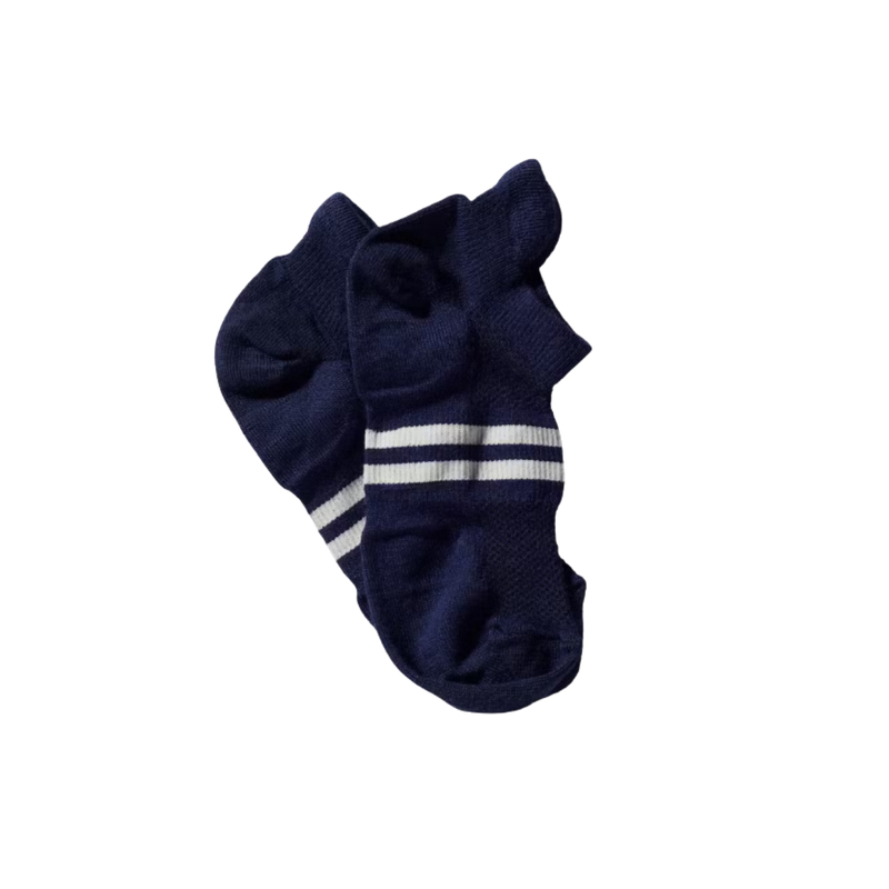 TRACKSMITHMerinoNoShowSocksNavy_Ivory1