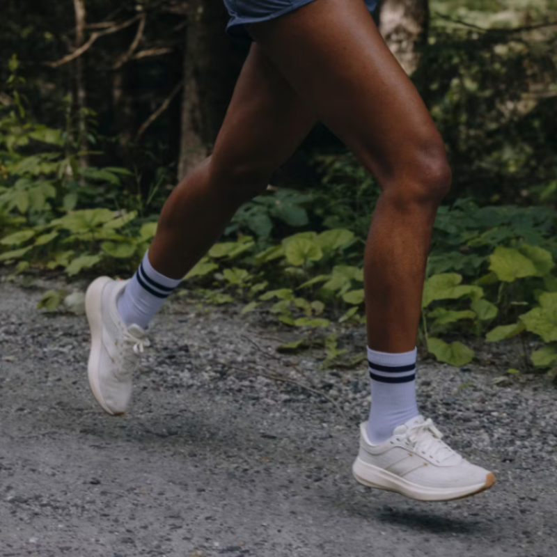 Tracksmith Merino Tube Socks Navy/Ivory