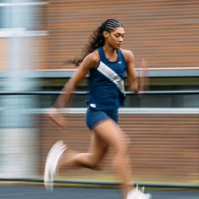 Tracksmith Women's Strata Singlet Black/Gold