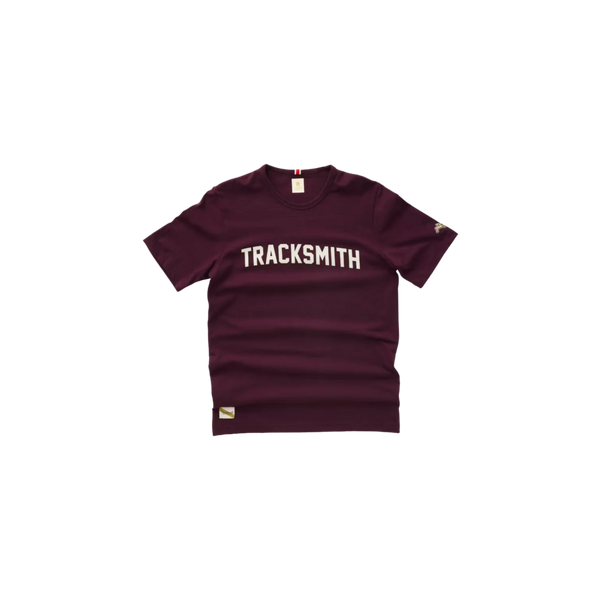 TRACKSMITH GRAYBOY TEE TRACKSMITH - WINE / IVORY
