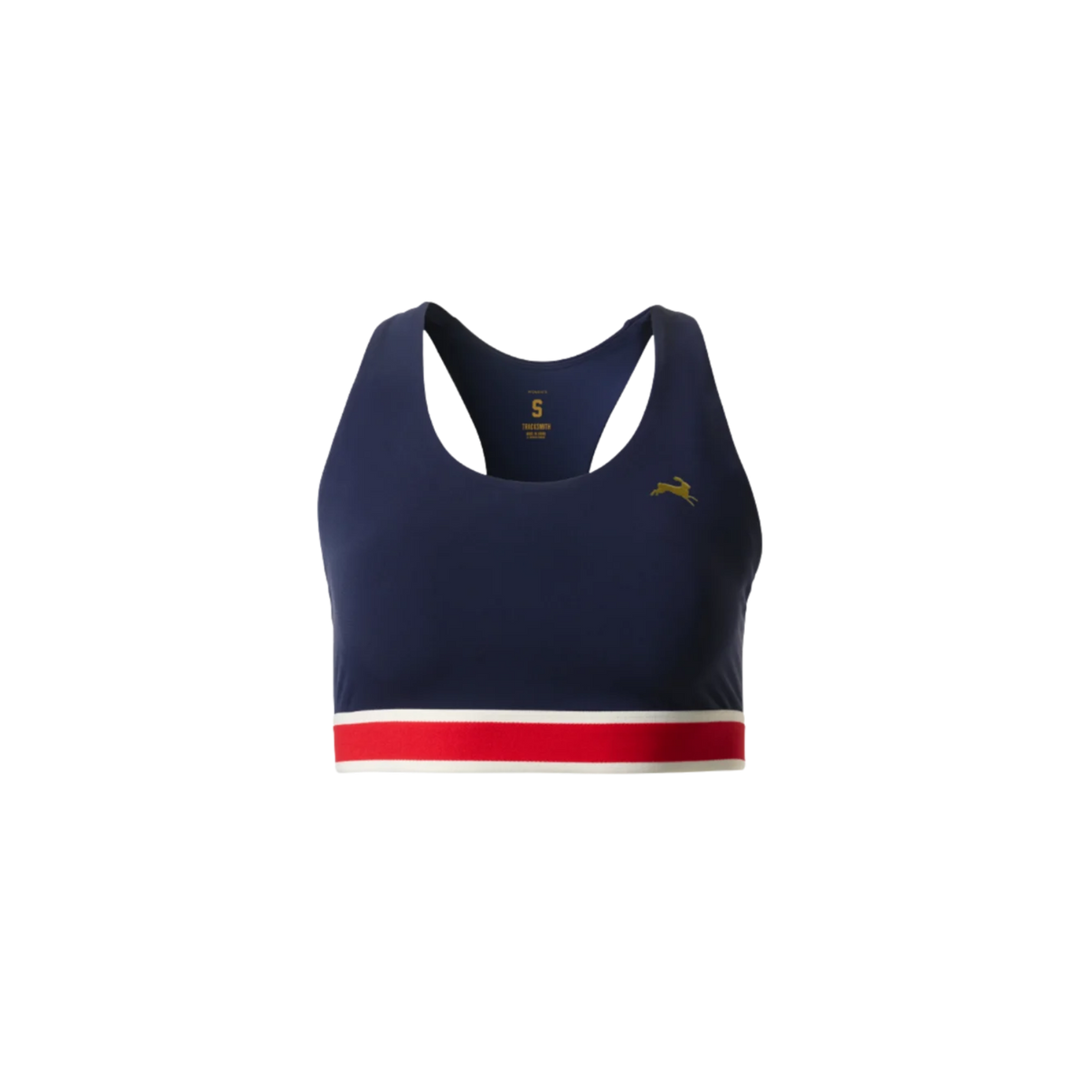 TRACKSMITH WOMEN'S RUN BRA EVERGREEN - NAVY