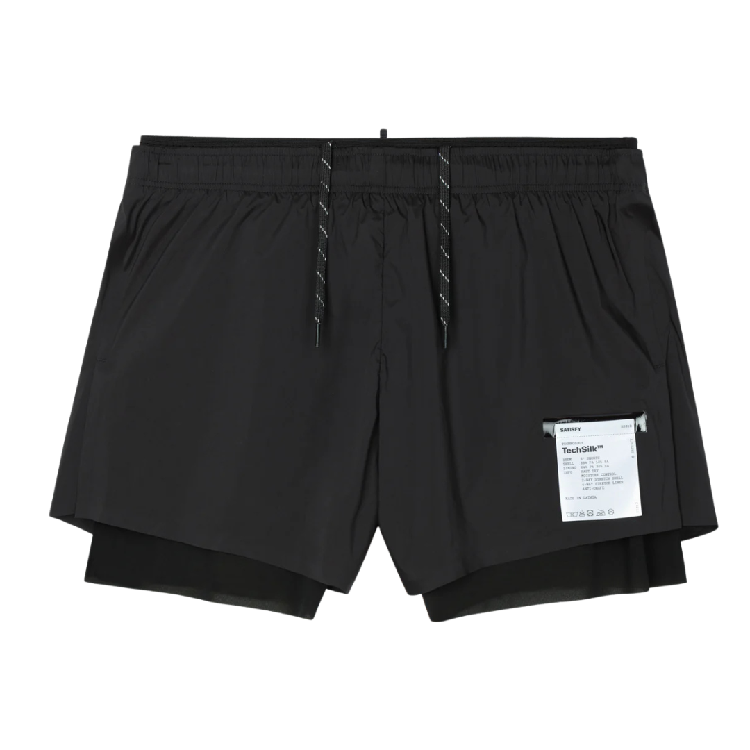 Satisfy Running TechSilk 3" Women's Shorts Black