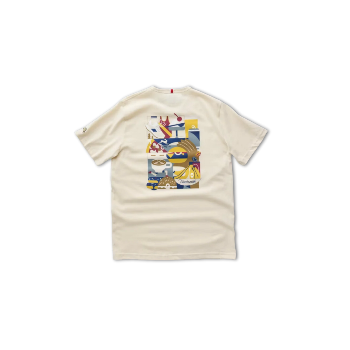 Tracksmith Grayboy Tee Donuts 26 - Ivory