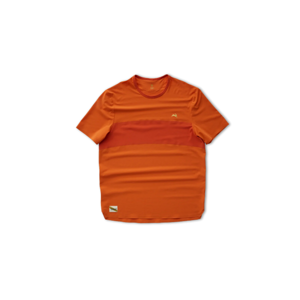 Tracksmith Meridian Short Sleeve - Orangeade/Red Clay