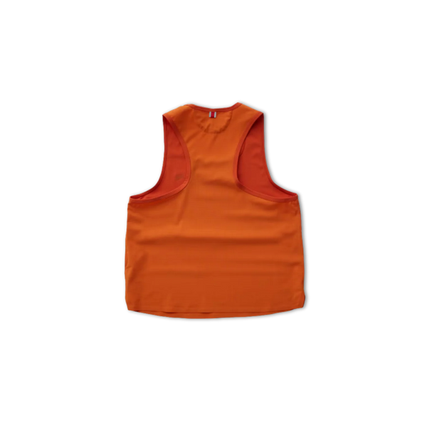 Tracksmith Women's Meridian Tank - Orangeade/Red Clay