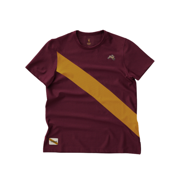 TracksmithWomen_sVanCortlandtTee-WindsorWine_HarvestGold1