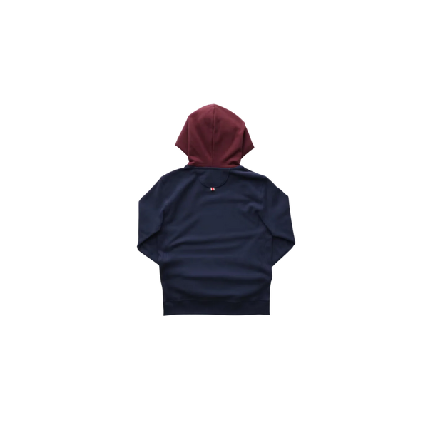 Tracksmith Trackhouse Sweatshirt - Navy/Windsor Wine