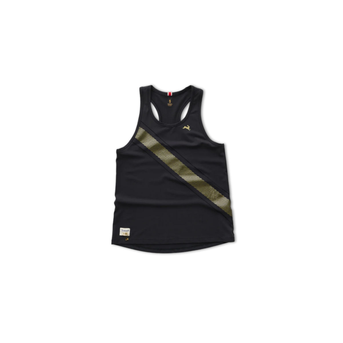 Tracksmith Women's Strata Singlet Black/Gold