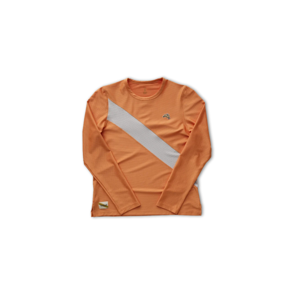 Tracksmith Women's Van Cortlandt Long Sleeve Tee - Coral Gold/High Rise