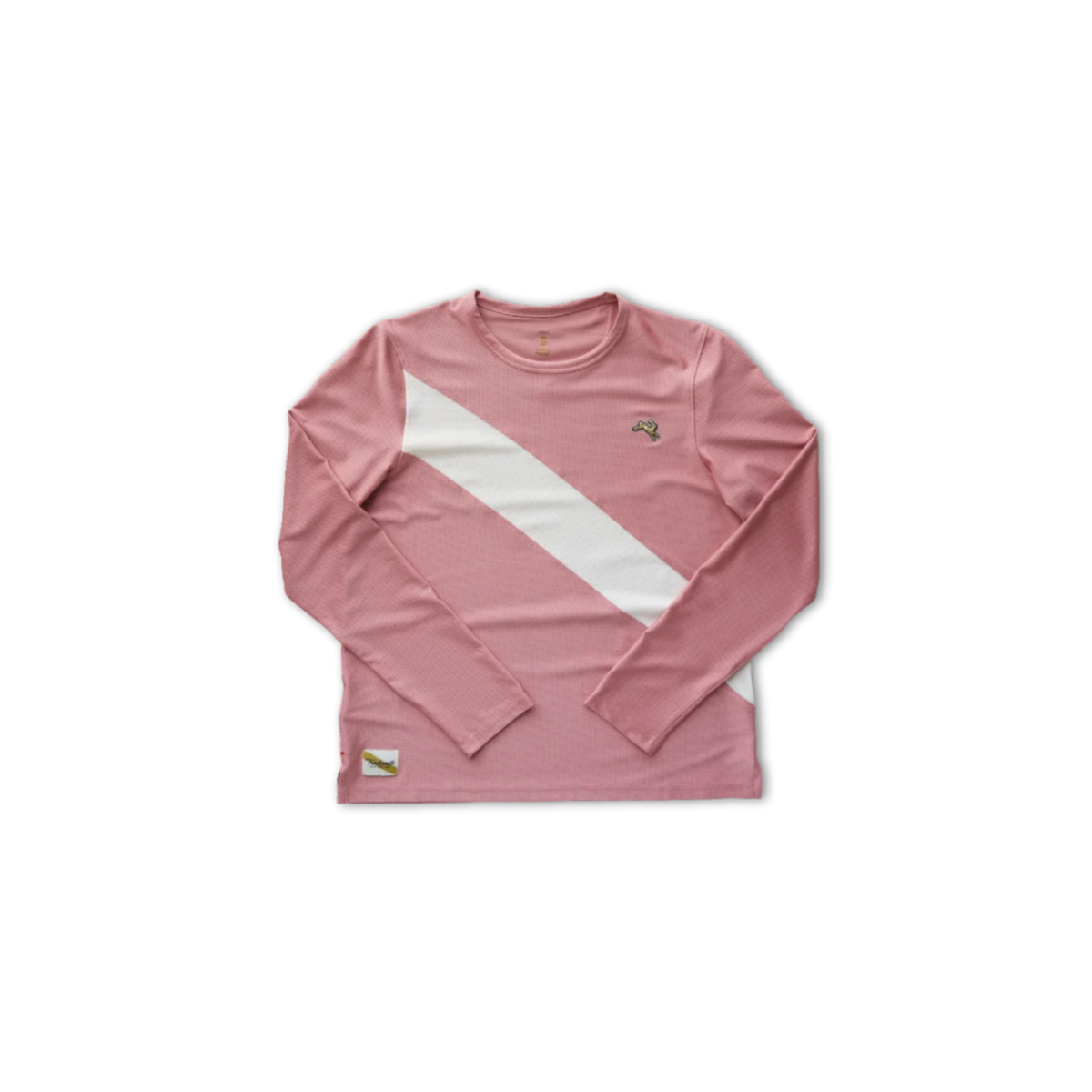 Tracksmith Women's Van Cortlandt Long Sleeve Tee - Dusty Rose/Ivory