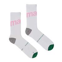 MAAP_TrainingSock_White Orchid_Front