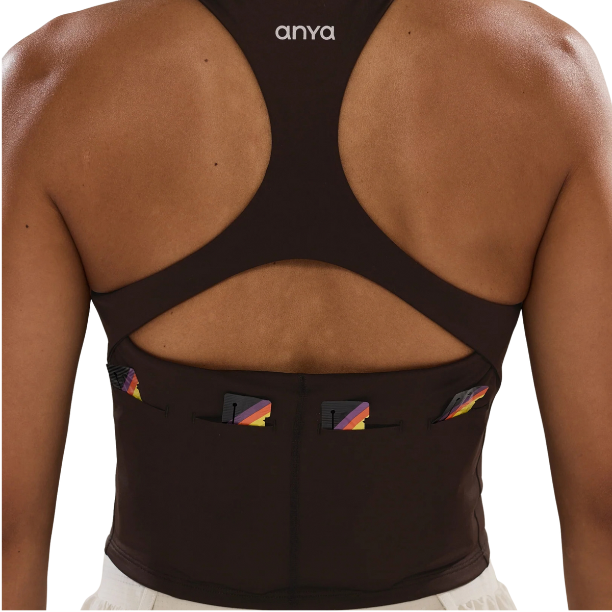 ANYA Unlock 3-in-1 Run Bra in Espresso