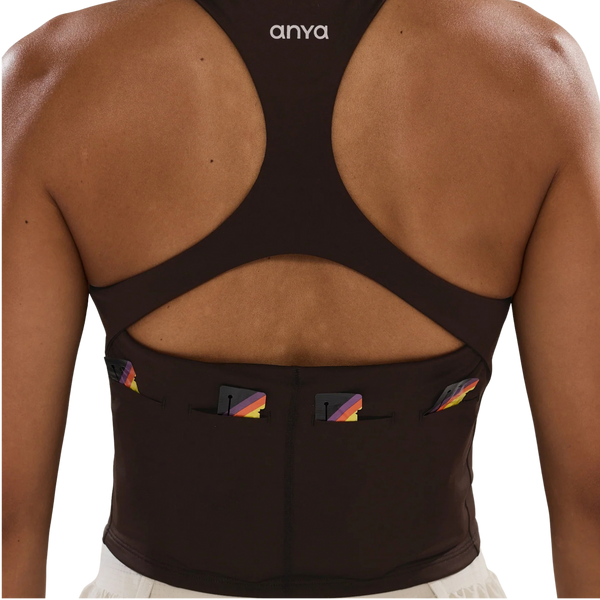 ANYA Unlock 3-in-1 Run Bra in Espresso