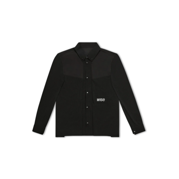 WISE FLOW SHIRT-SHIRT 355-HOMME-BLACK