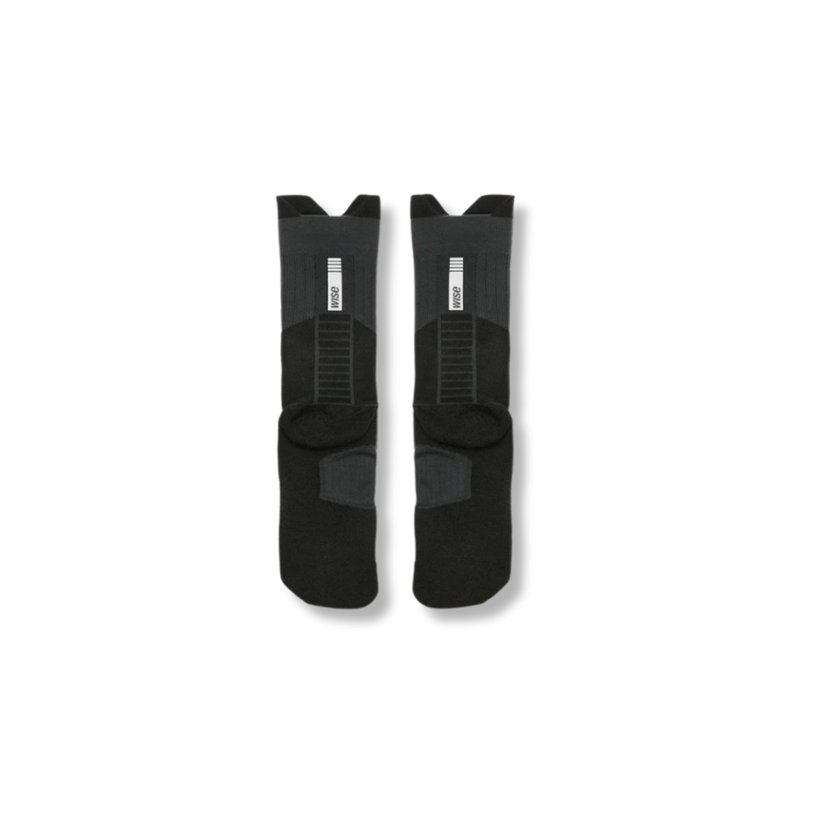 WISE ULTRA SOCKS-BLACK/DARK GREY