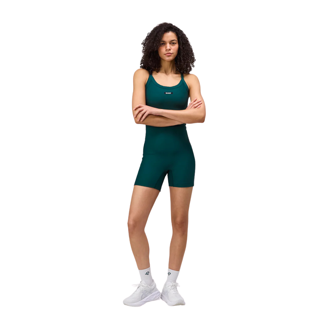 BanditRunning_WomensCadenceScoopNeckOnePiece_Pine_Front1