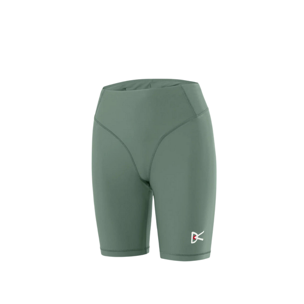 DistrictVision_Women's7inPocketed_HalfTights_CoolSage_Front