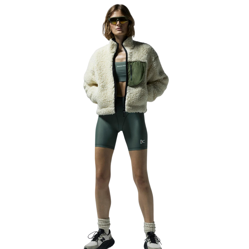 DistrictVision_Women's7inPocketed_HalfTights_CoolSage_Front1