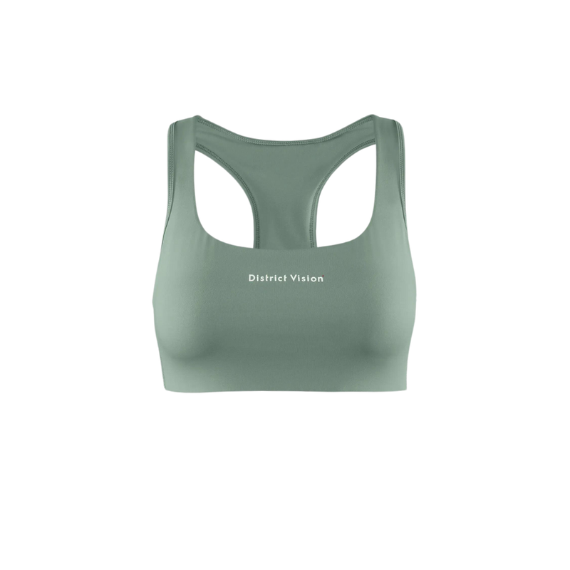 DistrictVision_TwinLayerMedium_SupportBra_CoolSage_Front