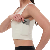 Bandit Running Stamina™ Vela Race Crop - Chalk