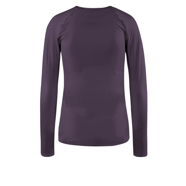 DistrictVision_Women'sLightweight_LongSleeveFittedTee_Plum_Back