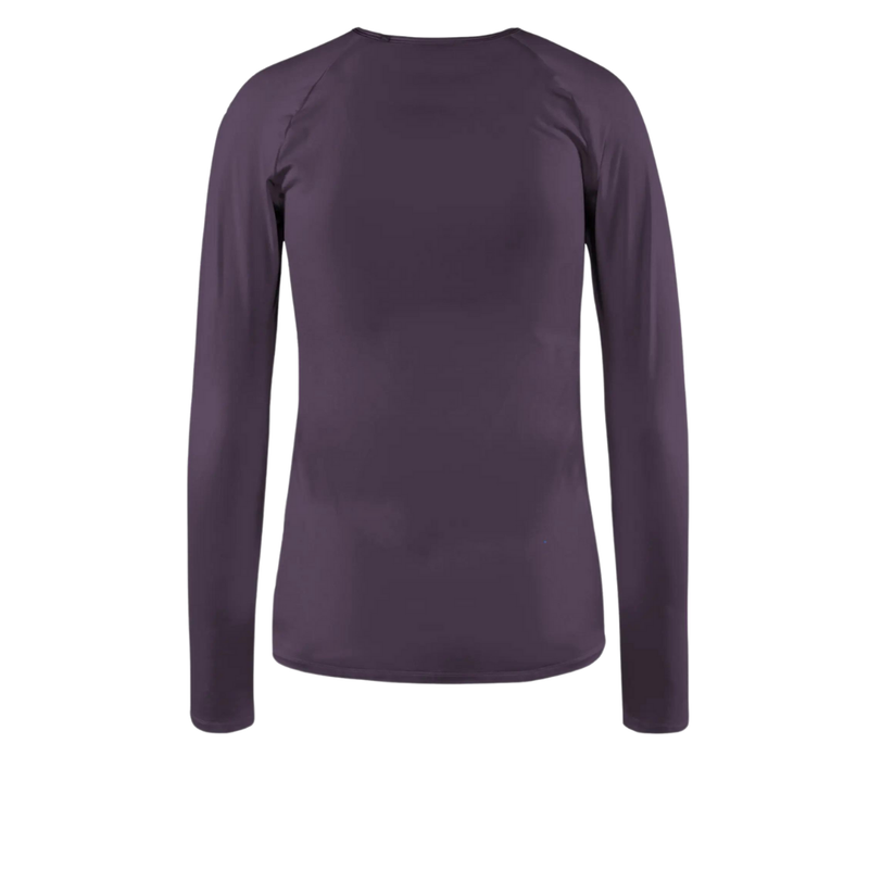 DistrictVision_Women'sLightweight_LongSleeveFittedTee_Plum_Back